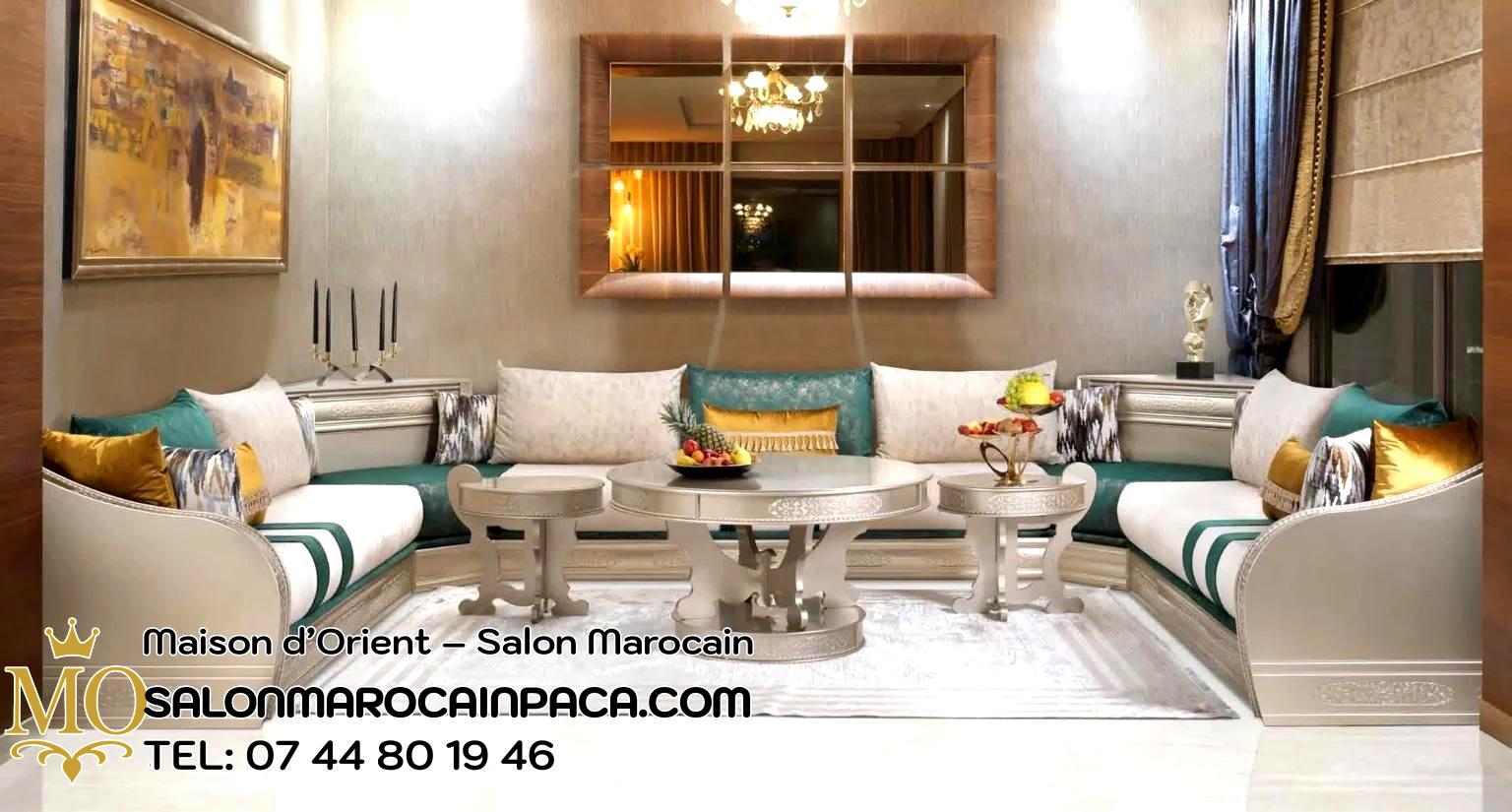 Salon marocain mousse haute densité à Arles